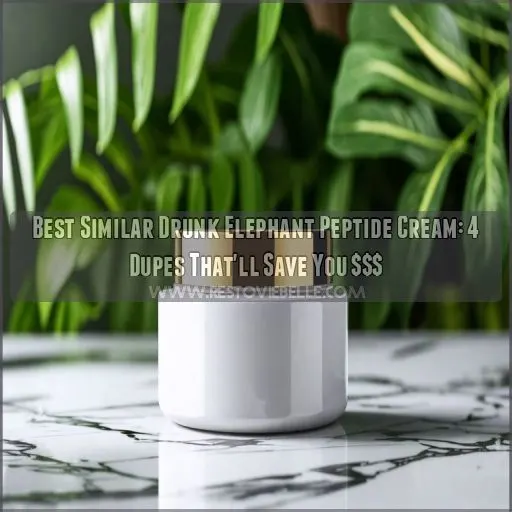 best similar drunk elephant peptide cream