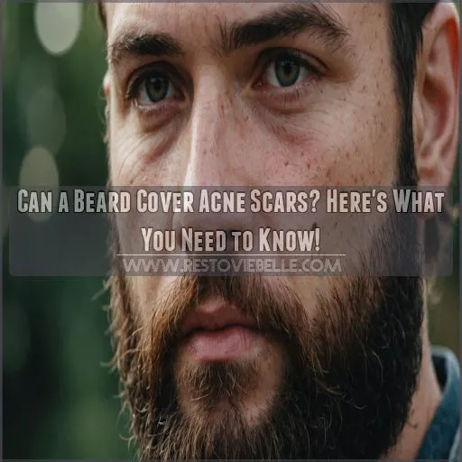 can a beard cover acne scars