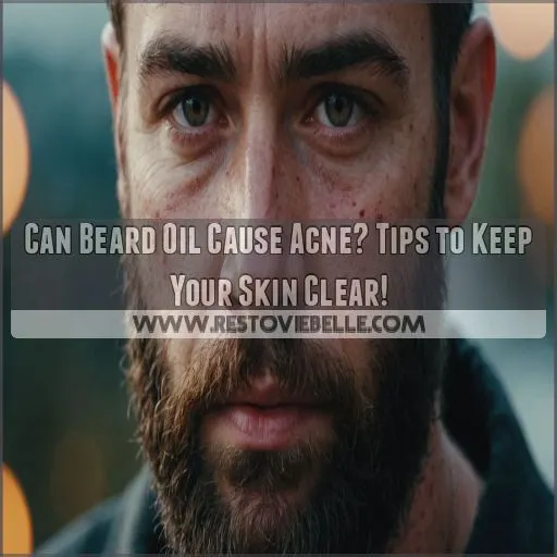 can beard oil cause acne