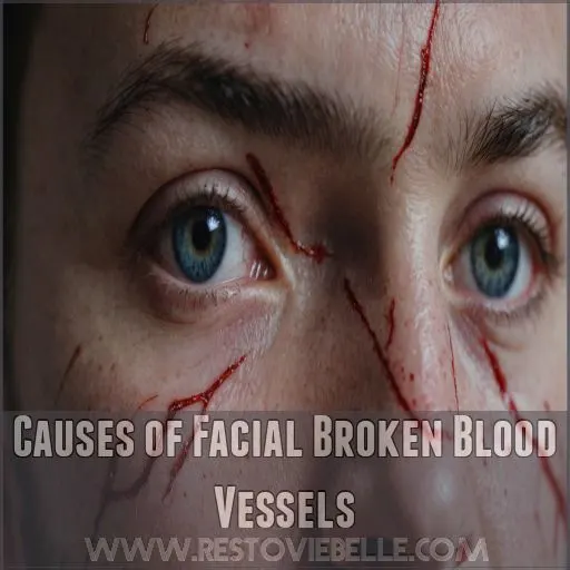 Causes of Facial Broken Blood Vessels