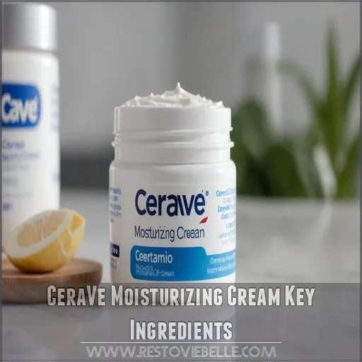 CeraVe Moisturizing Cream Key Ingredients