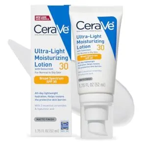 CeraVe Ultra-Light Moisturizing Lotion With