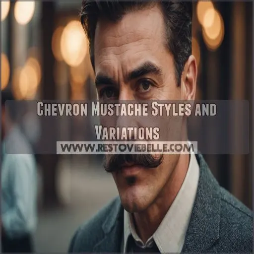 Chevron Mustache Styles and Variations