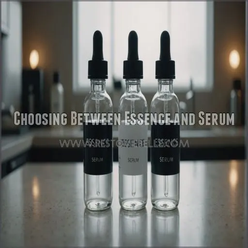 Choosing Between Essence and Serum