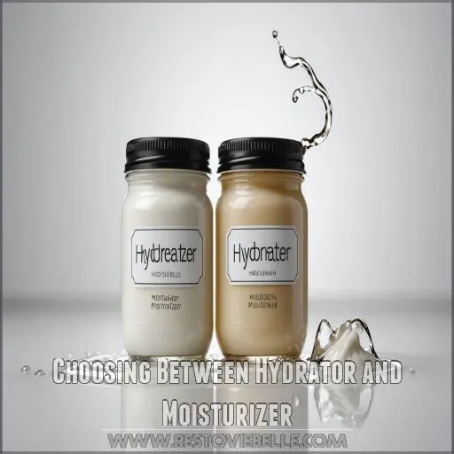 Choosing Between Hydrator and Moisturizer