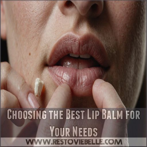 Choosing the Best Lip Balm for Your Needs