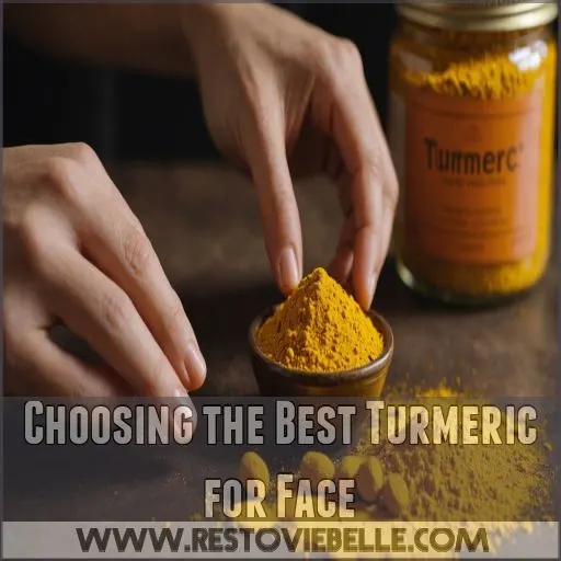 Choosing the Best Turmeric for Face