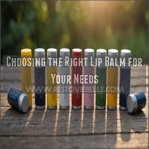 Choosing the Right Lip Balm for Your Needs