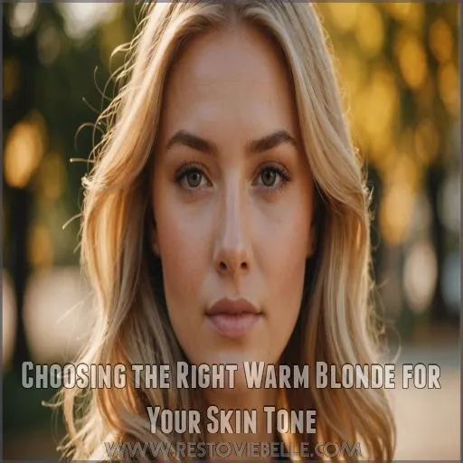 Choosing the Right Warm Blonde for Your Skin Tone