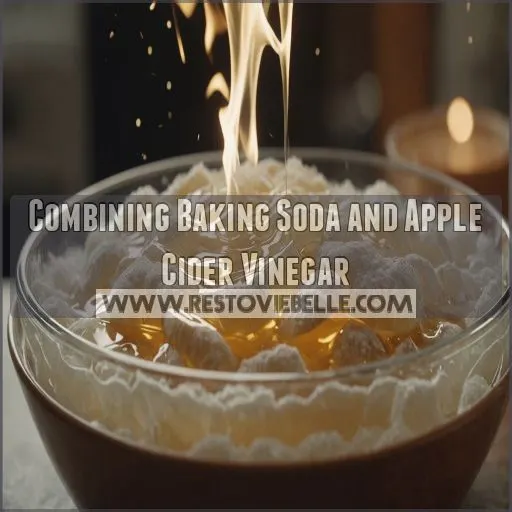 Combining Baking Soda and Apple Cider Vinegar