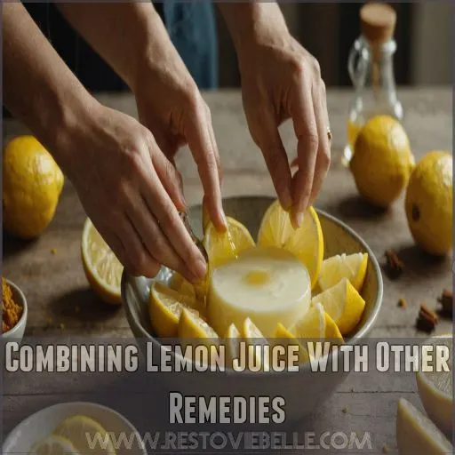 Combining Lemon Juice With Other Remedies