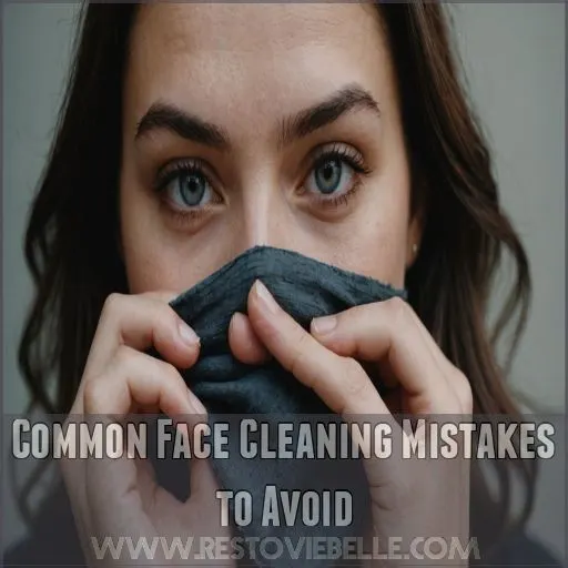 Common Face Cleaning Mistakes to Avoid