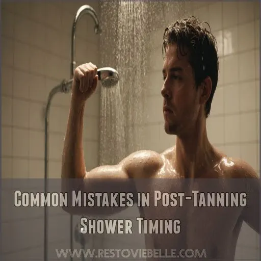 Common Mistakes in Post-Tanning Shower Timing