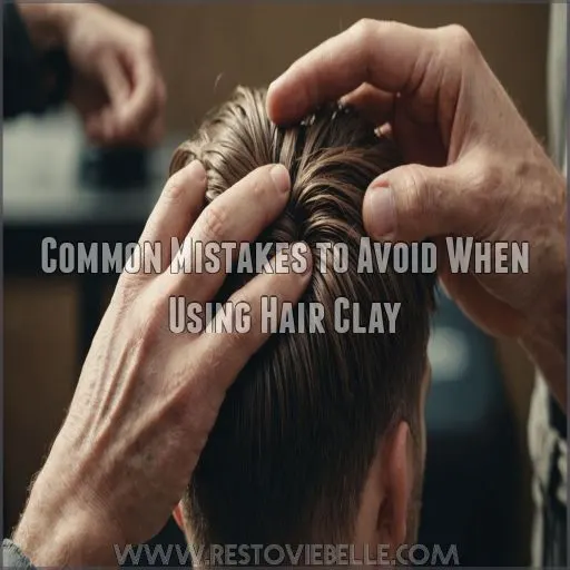 Common Mistakes to Avoid When Using Hair Clay