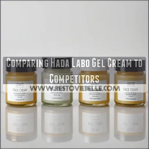 Comparing Hada Labo Gel Cream to Competitors