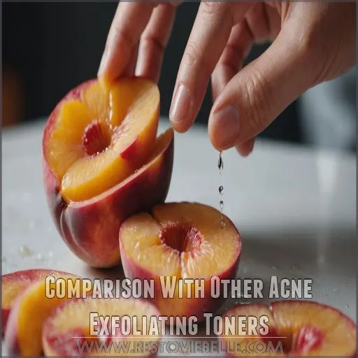 Comparison With Other Acne Exfoliating Toners