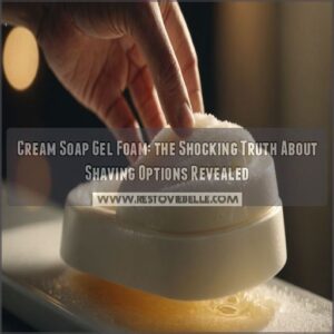 cream soap gel foam