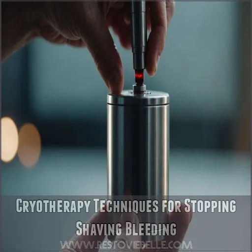 Cryotherapy Techniques for Stopping Shaving Bleeding