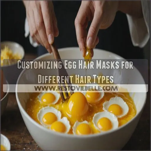 Customizing Egg Hair Masks for Different Hair Types