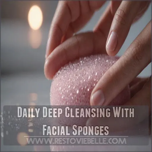 Daily Deep Cleansing With Facial Sponges