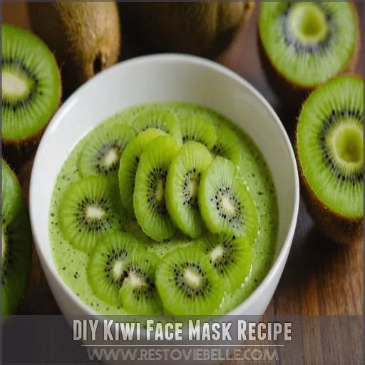 DIY Kiwi Face Mask Recipe