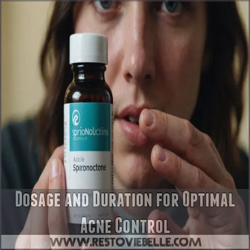 Dosage and Duration for Optimal Acne Control