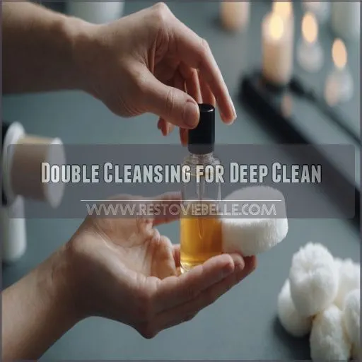 Double Cleansing for Deep Clean