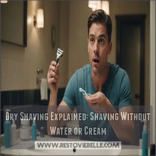 Dry Shaving Explained: Shaving Without Water or Cream