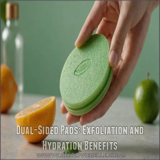 Dual-Sided Pads: Exfoliation and Hydration Benefits