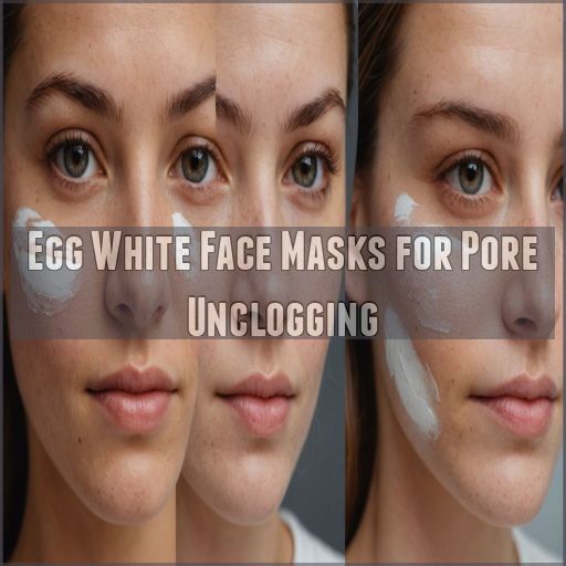 Egg White Face Masks for Pore Unclogging