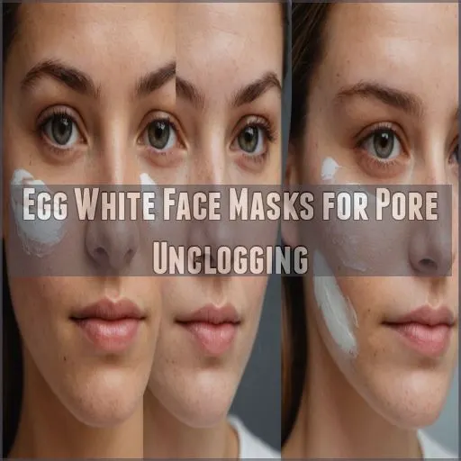 Egg White Face Masks for Pore Unclogging