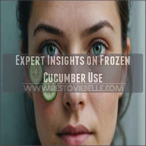 Expert Insights on Frozen Cucumber Use