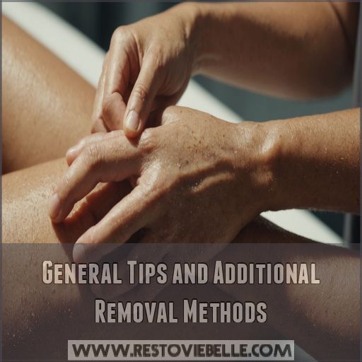 General Tips and Additional Removal Methods