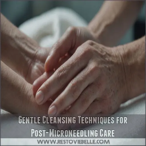 Gentle Cleansing Techniques for Post-Microneedling Care