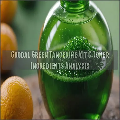 Goodal Green Tangerine Vit C Toner Ingredients Analysis