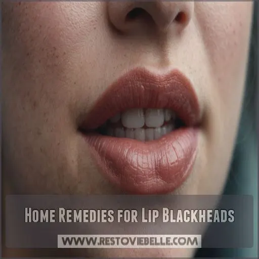 Home Remedies for Lip Blackheads