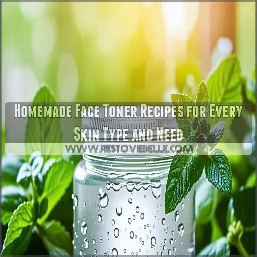 homemade face toner recipes