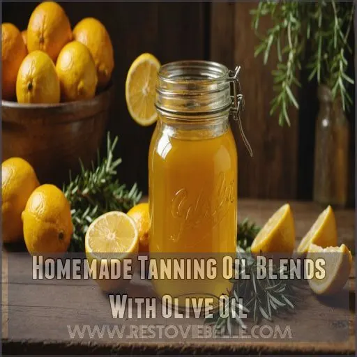 Homemade Tanning Oil Blends With Olive Oil