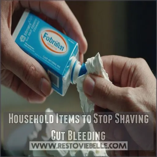 Household Items to Stop Shaving Cut Bleeding