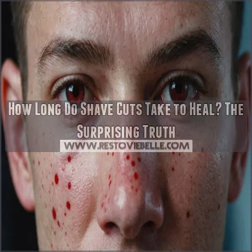 how long does it take for shave cuts to heal