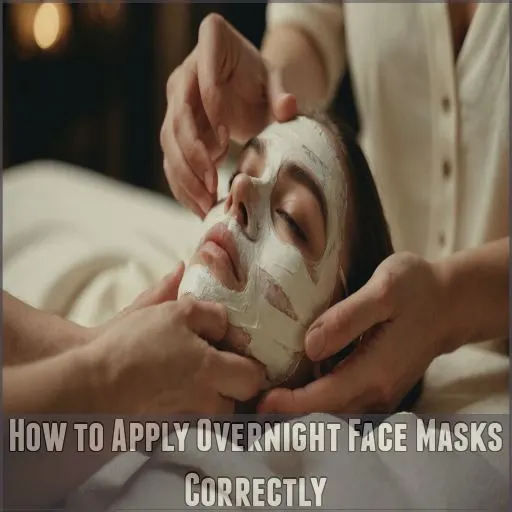 How to Apply Overnight Face Masks Correctly