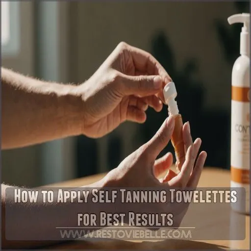 How to Apply Self Tanning Towelettes for Best Results