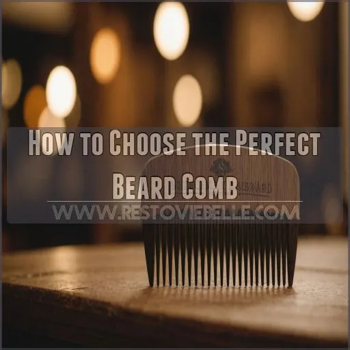 How to Choose the Perfect Beard Comb