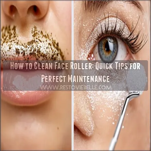 how to clean face roller