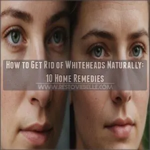 how to get rid of whiteheads naturally at home