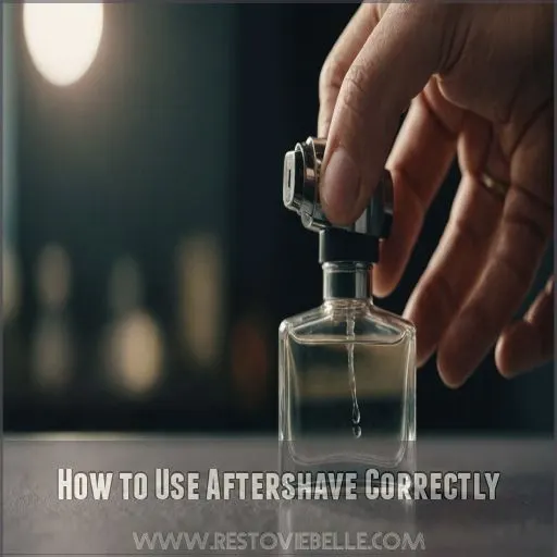 How to Use Aftershave Correctly