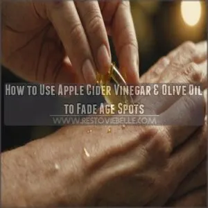 how to use apple cider vinegar and olive oil for age spots