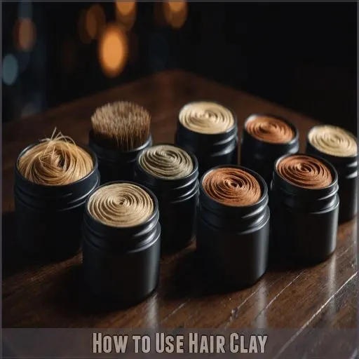 How to Use Hair Clay