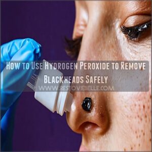 how to use hydrogen peroxide to remove blackheads