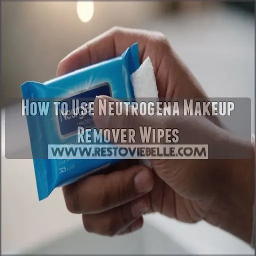 How to Use Neutrogena Makeup Remover Wipes